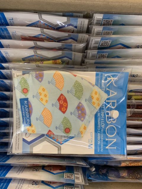 1 khẩu trang Karibon Cotton họa tiết Nhật | BigBuy360 - bigbuy360.vn