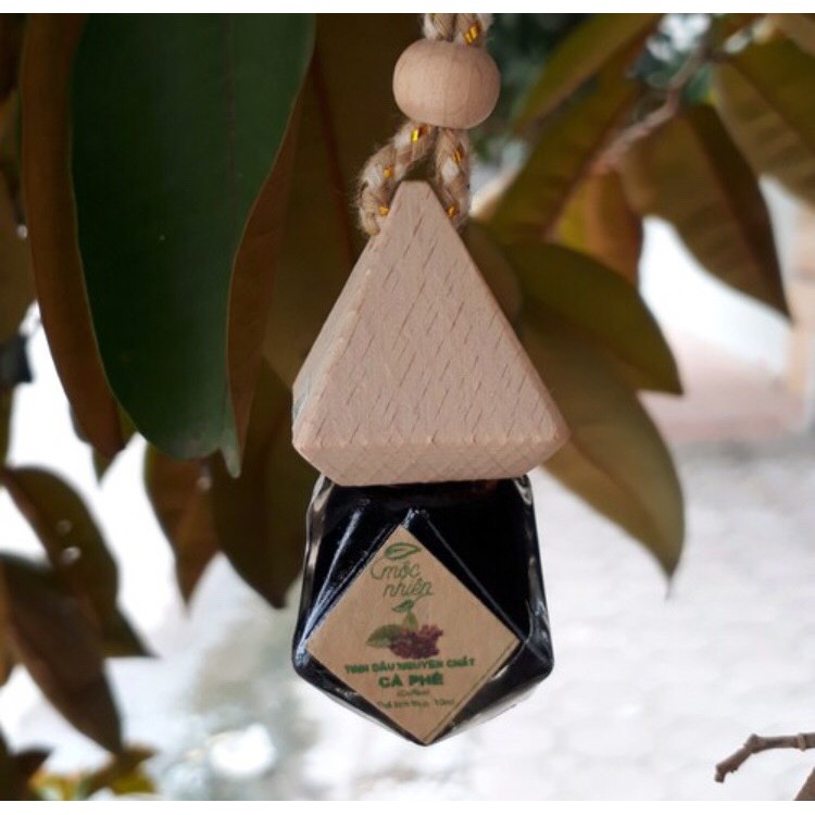 Tinh dầu treo xe Cà Phê Mộc Nhiên có kiểm định và Tem chống hàng giả
