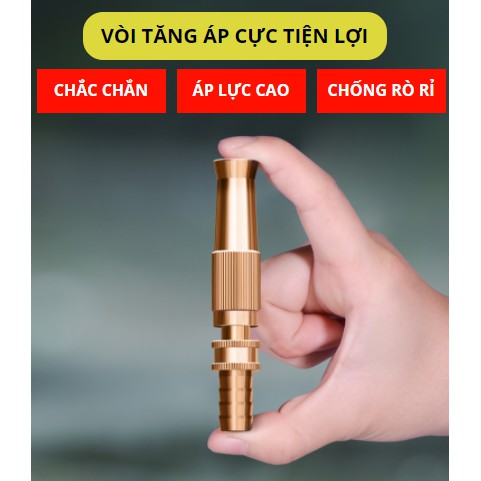 Vòi Sịt Tăng Áp Đa Năng Cao Cấp ( Tặng Kèm Đai Siết )