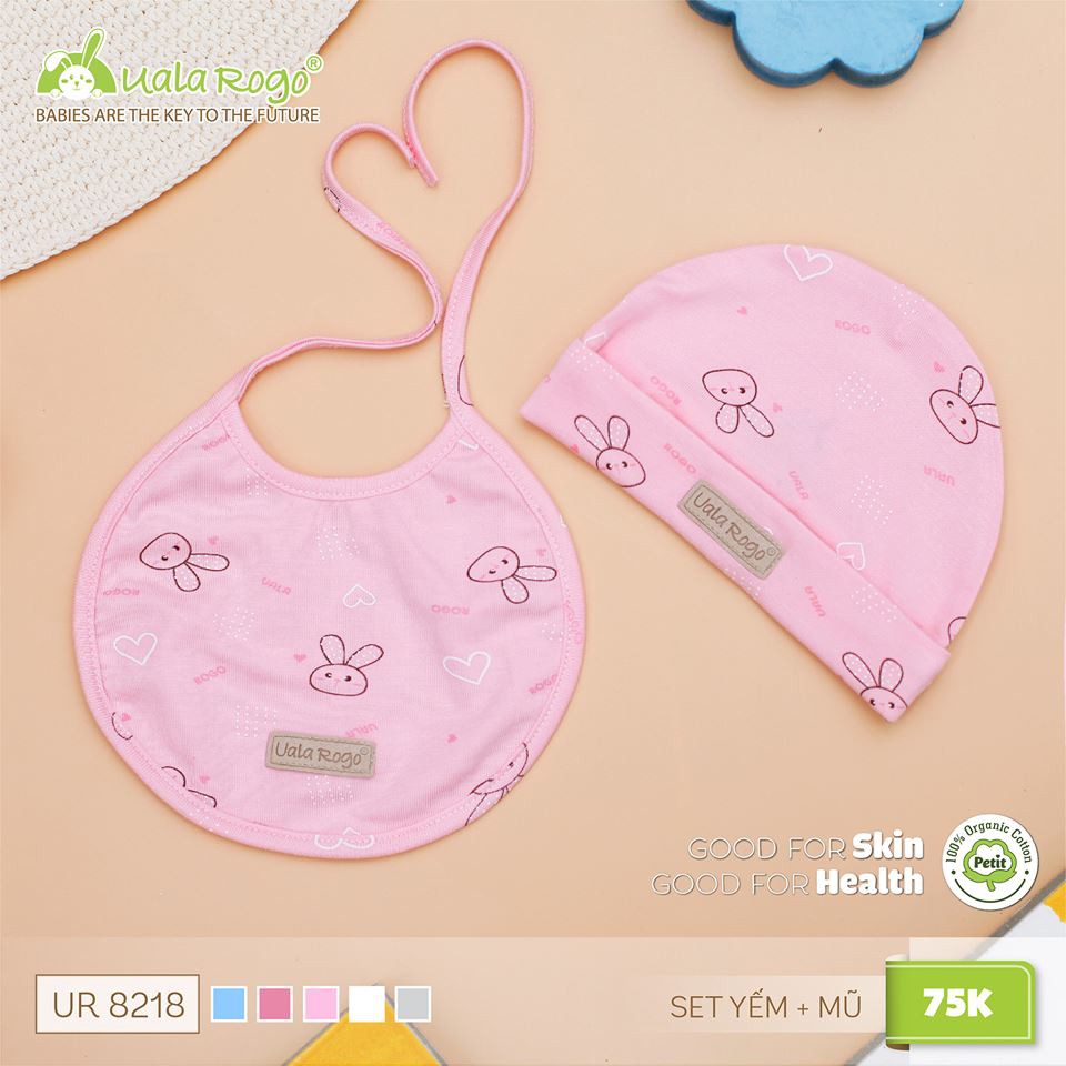 Uala&amp;rogo. Set yếm + mũ pettit mã 8218