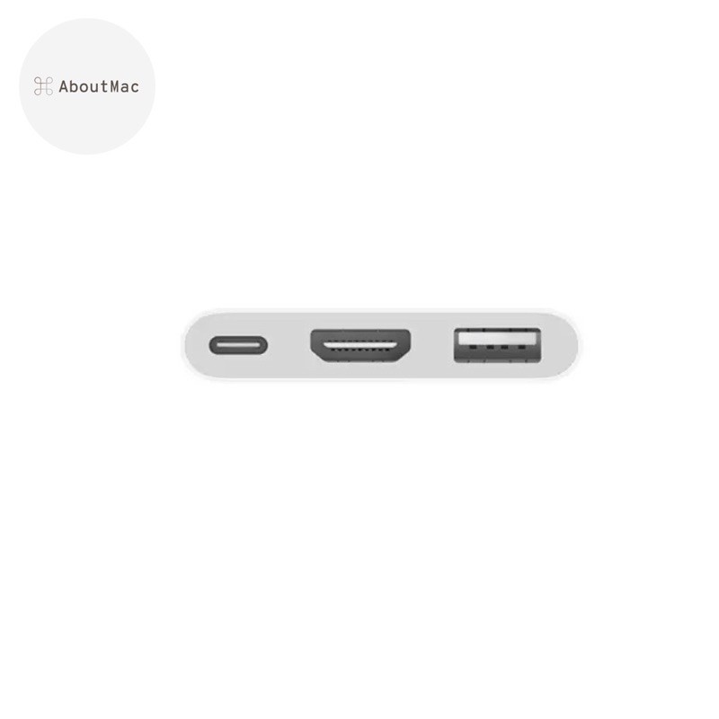 CÁP CHUYỂN ĐỔI TYPE C TO HDMI+USB+USB C HÀNG APPLE CHÍNH HÃNG BH 12 THÁNG