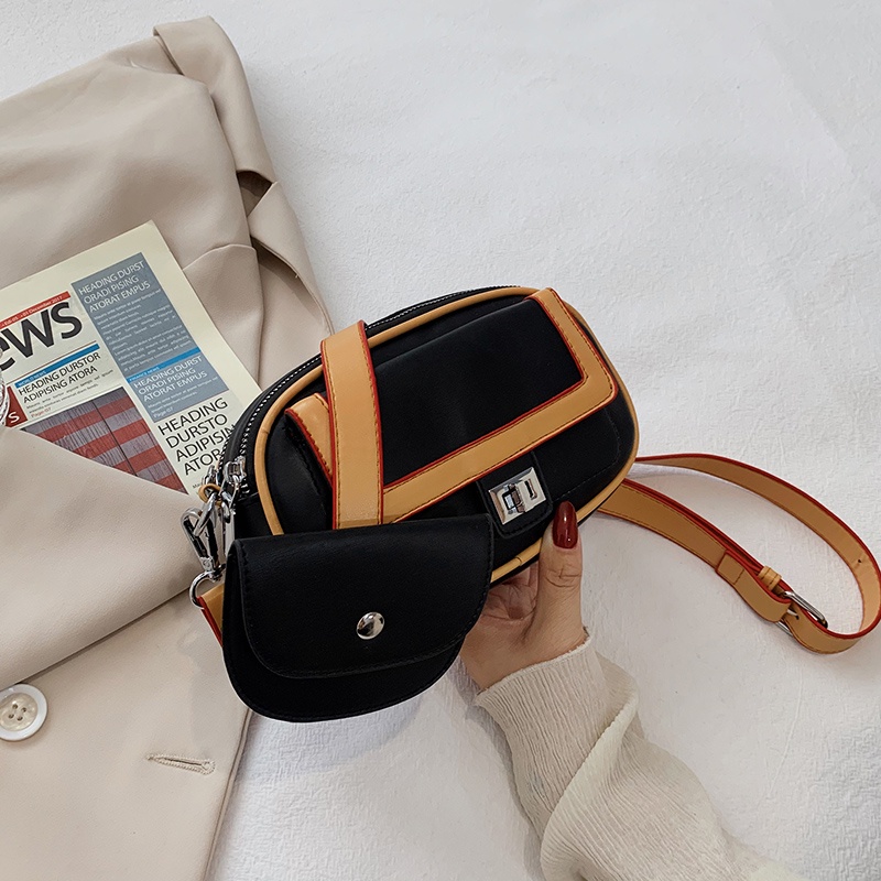 Túi đeo vai IELGY hình vuông nhỏ nhắn màu sắc nổi bật phong cách phương tây dành cho bạn nữ