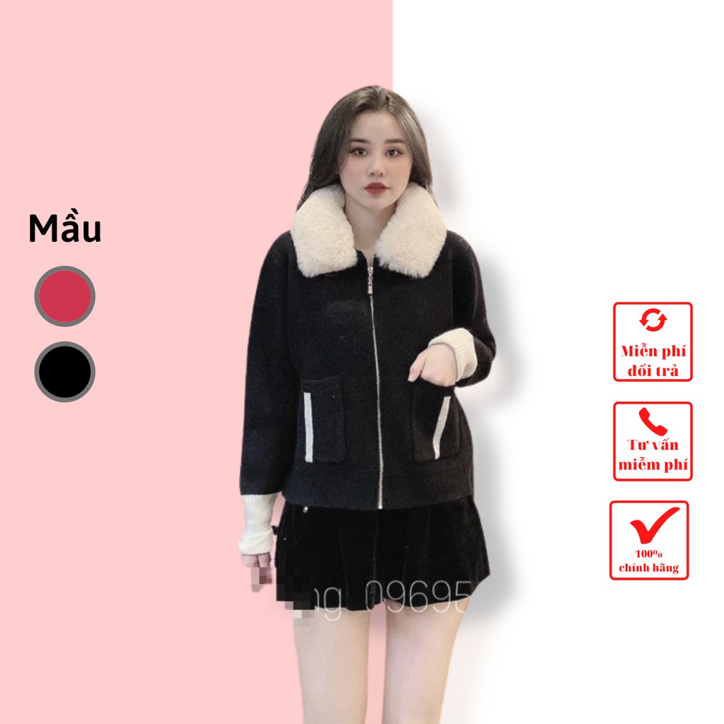 Áo khoác dạ phao nữ dày ấm phong cách hàng quốc bền đẹp giá rẻ g055