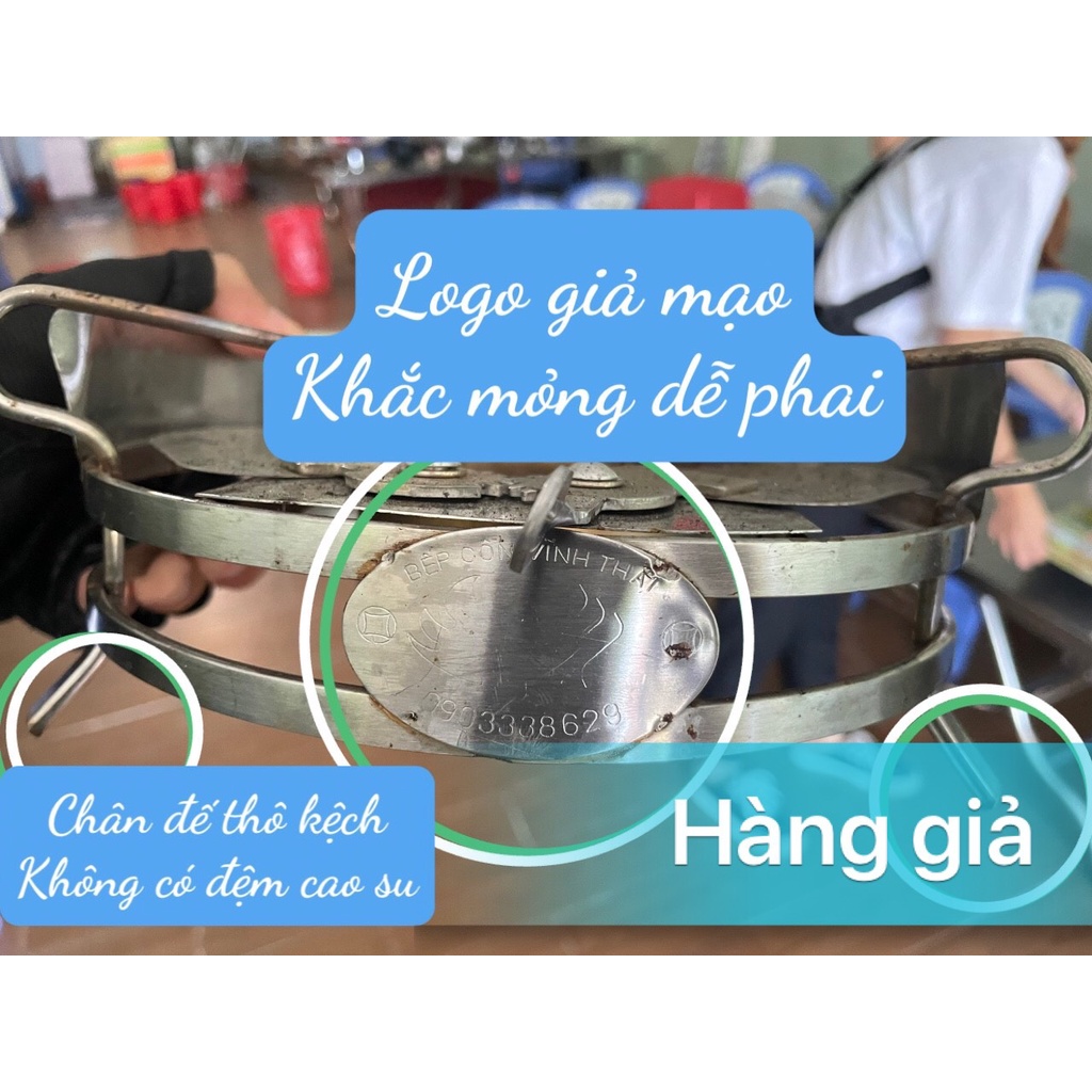 Bếp Cồn Vũ Khải Có Mâm Lót -  Có Chắn Gió -  Inox Cao Cấp Siêu Chắc Siêu Bền  Chịu