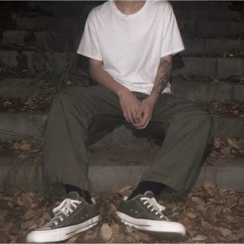 Rubbershoes Giày Trượt Ván Vải Bố Đế Cao Su Màu Xanh Lá / Xám Xanh Lá Cây Conv 1970S low Chuck Taylor All Star Navy Lime Cho Nam Và Nữ