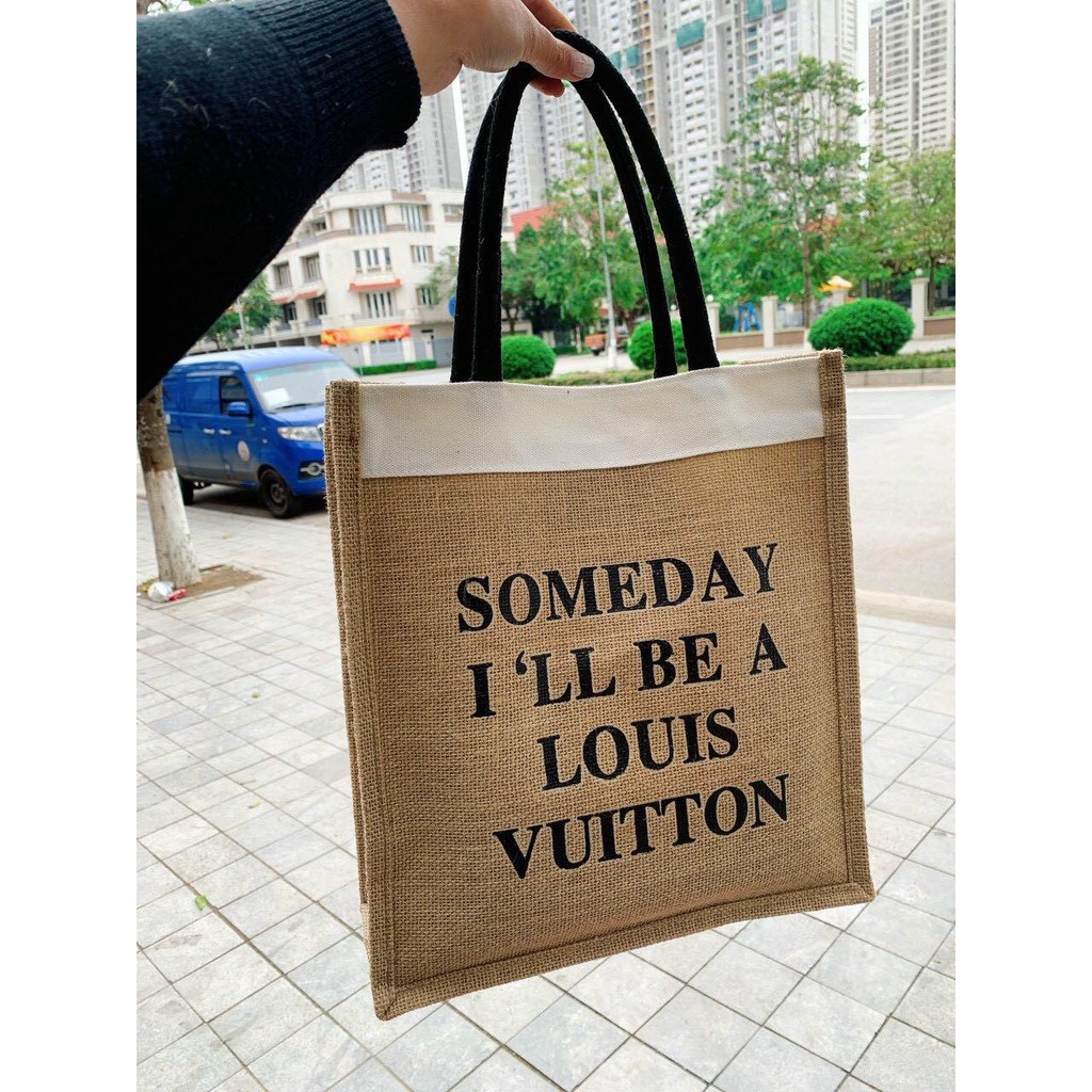 Túi Cói Đi Biển Someday_ TÚI XÁCH CÔNG SỞ vừa a4 laptop_túi đựng đồ | BigBuy360 - bigbuy360.vn