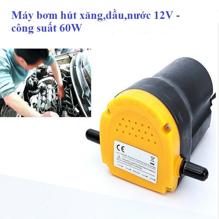 máy bơm hút dầu - máy bơm nước 12V