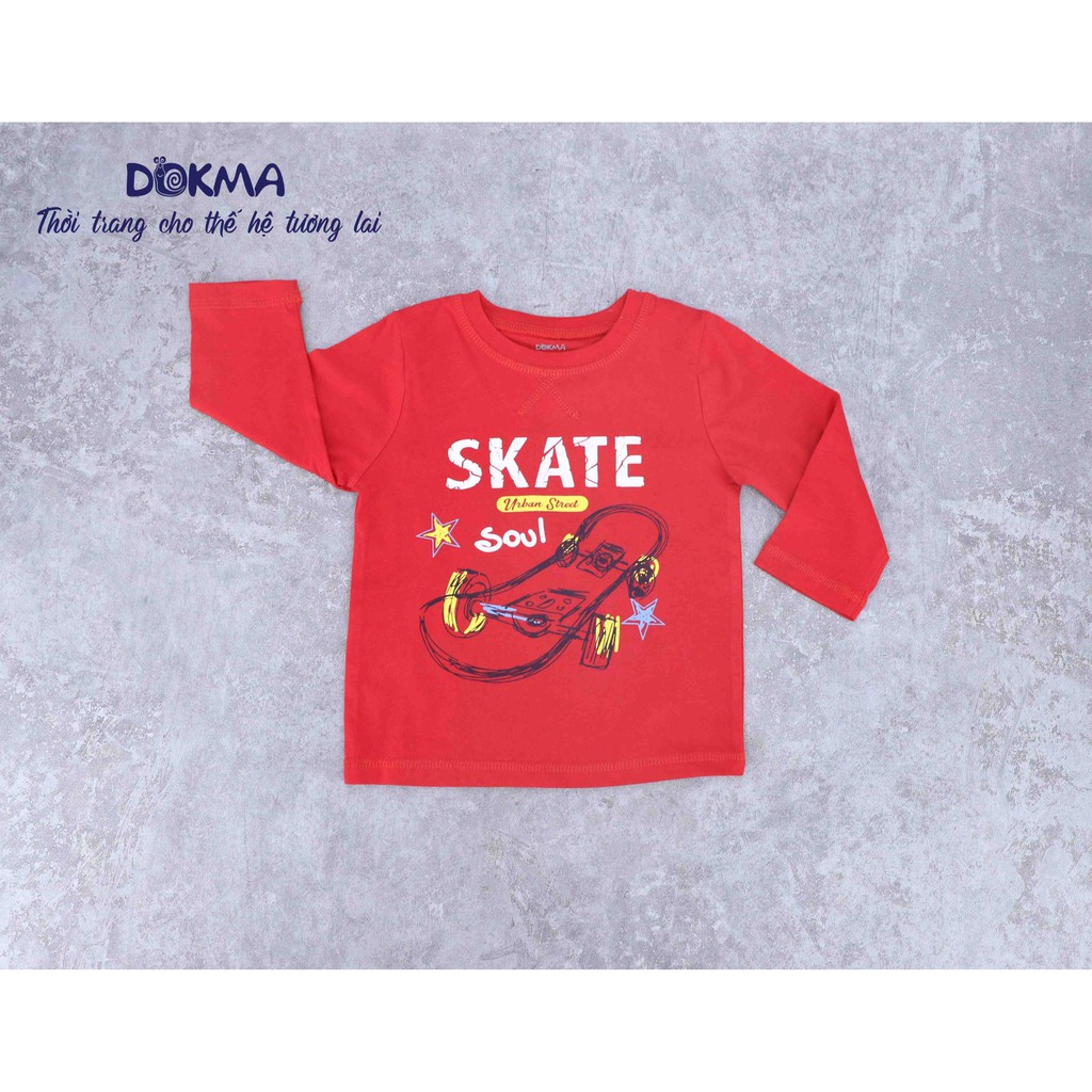 DB577A Áo cổ tròn dài tay kids Dokma (2-6T)