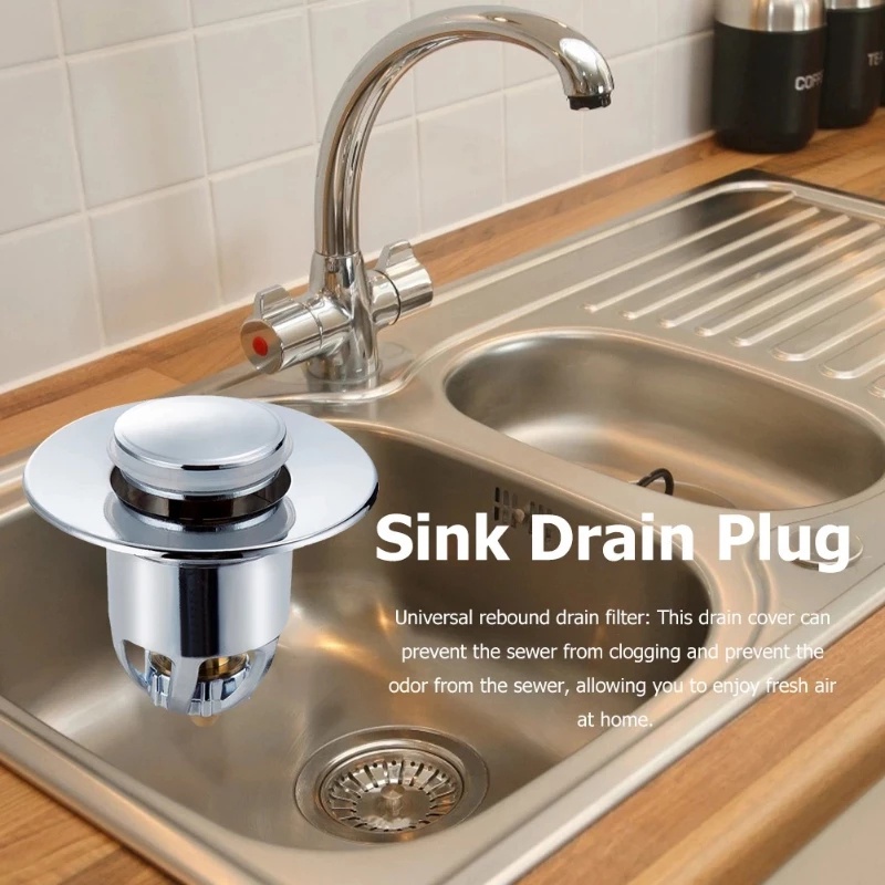 [Mới] Lưới Lọc Rác Bồn Rửa Chén / Cống Thoát Nước Bằng Đồng Cao Cấp Thông Dụng Cho Nhà Tắm