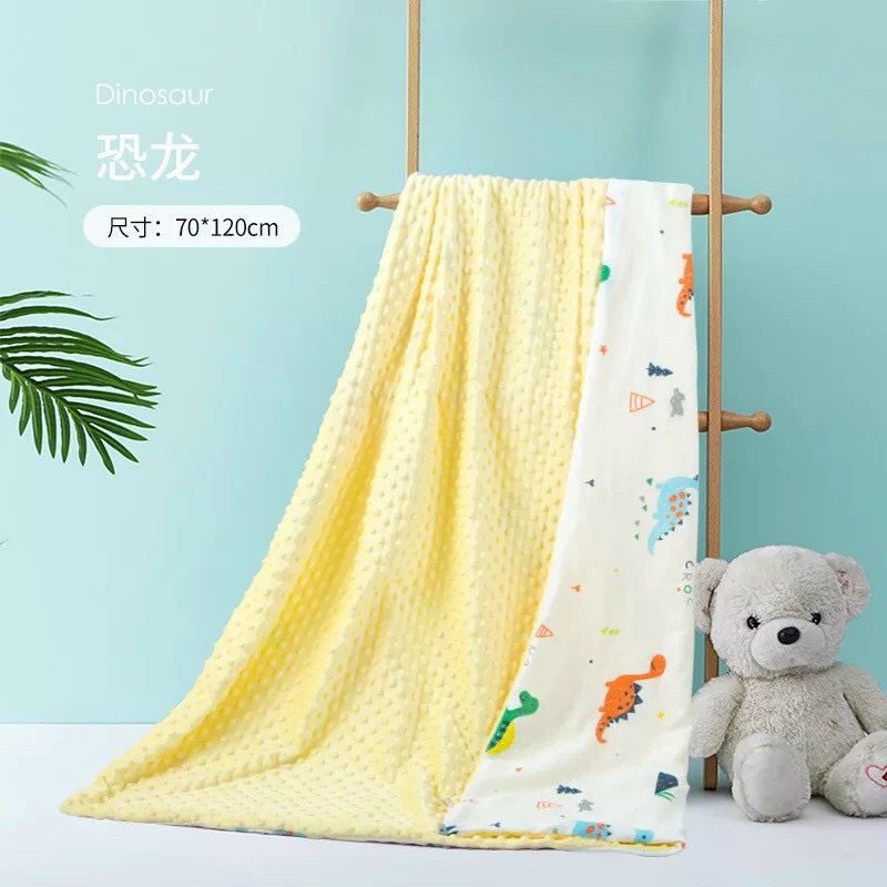 CHĂN LÔNG HẠT ĐẬU MUSLIN CHO BÉ