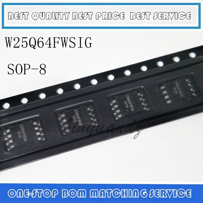 5Q64FWSSIG 10 CÁI W25Q64FWSSIG W25Q64FWSIG 25Q64FWSIG 25Q64FW 25Q64 SOP-8 Mlc3