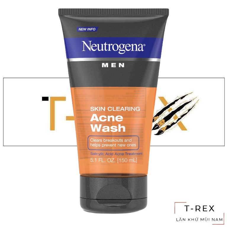 [HÀNG AUTH] SỮA RỬA MẶT NEUTROGENA MEN ACNE WASH 150ml