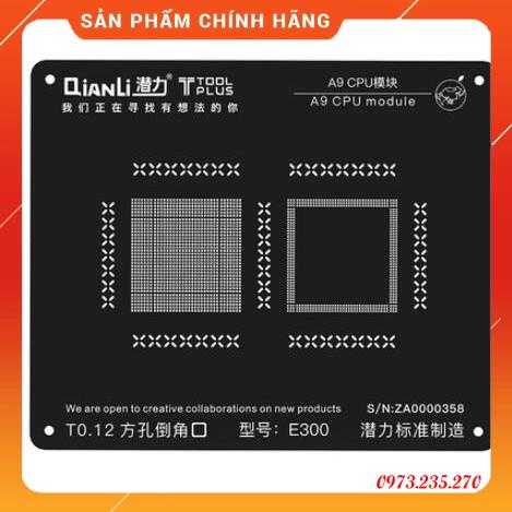 Vỉ làm chân CPU A9 Qianli - Vỉ đen dày 0.12mm