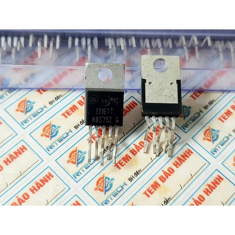 Combo 2 chiếc MC33167T, 33167T IC nguồn DIP-5
