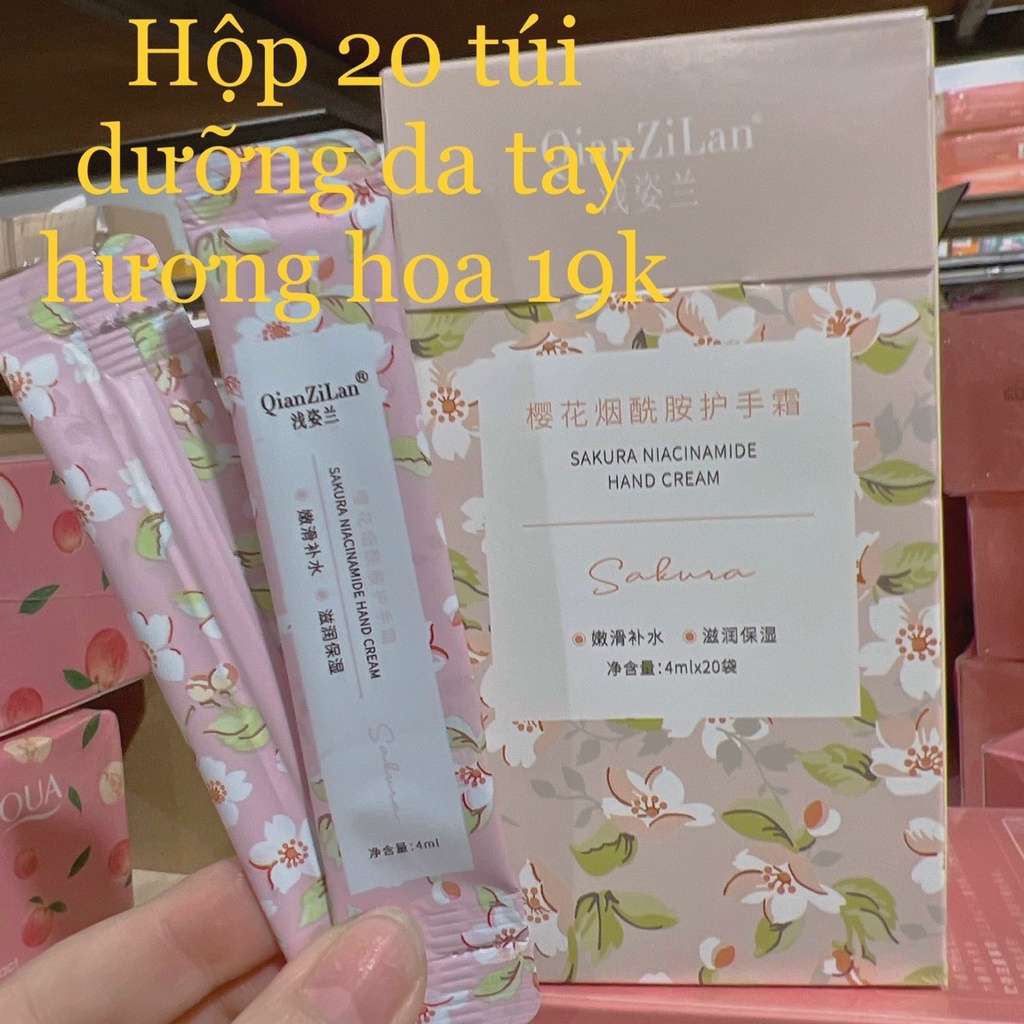 Hộp 20 túi dưỡng da Body Quanzilan