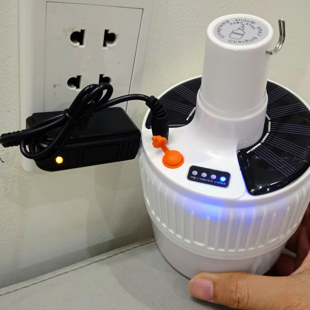 Đèn led siêu sáng tích điện mặt trời - 3 chế độ sáng [SỉSiêuRẻ]