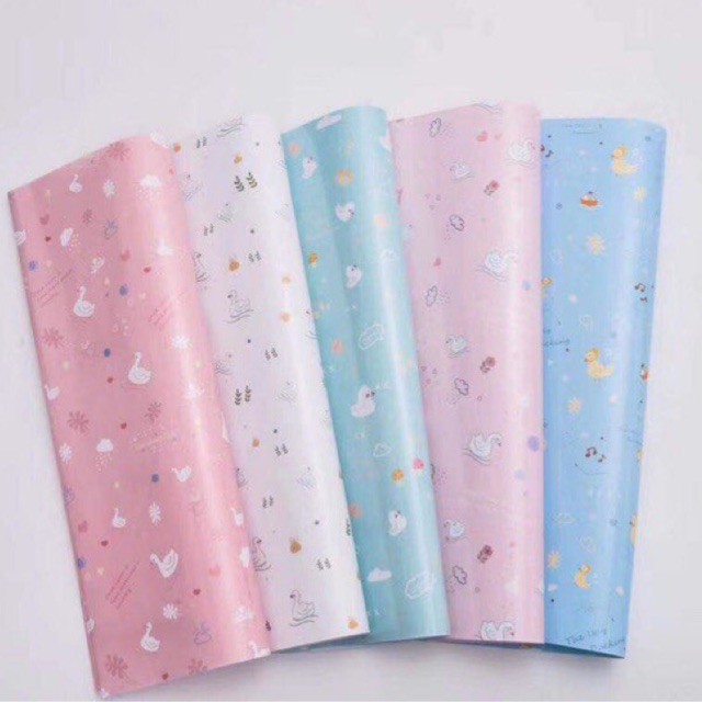 GIẤY GÓI QUÀ mới, mẫu đẹp và dễ thương - xấp 20 tờ - Phụ kiện Quà tặng Hani