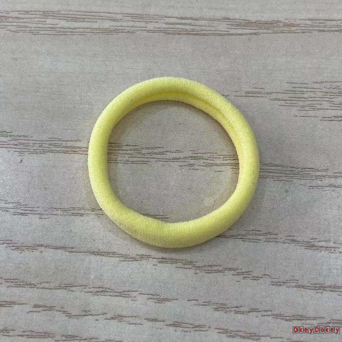 Dây Buộc Tóc Đuôi Ngựa Co Giãn Không Đường May Màu Kẹo Thời Trang Cho Nữ