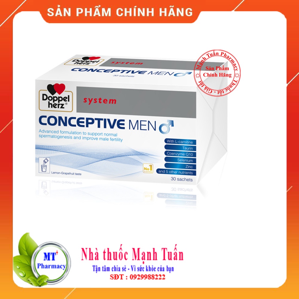 CONCEPTIVE FOR MEN - Hỗ trợ chất lượng tinh trùng