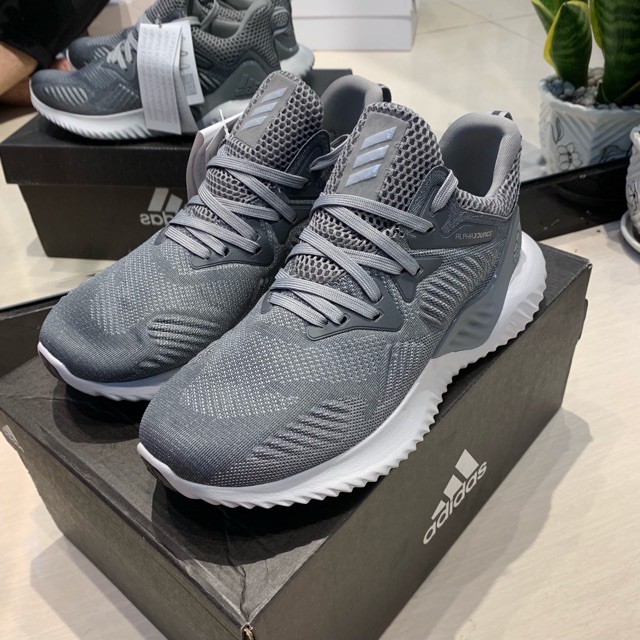 | Ảnh Thật | Giày Adidas Alpha Bouce Xám Nam