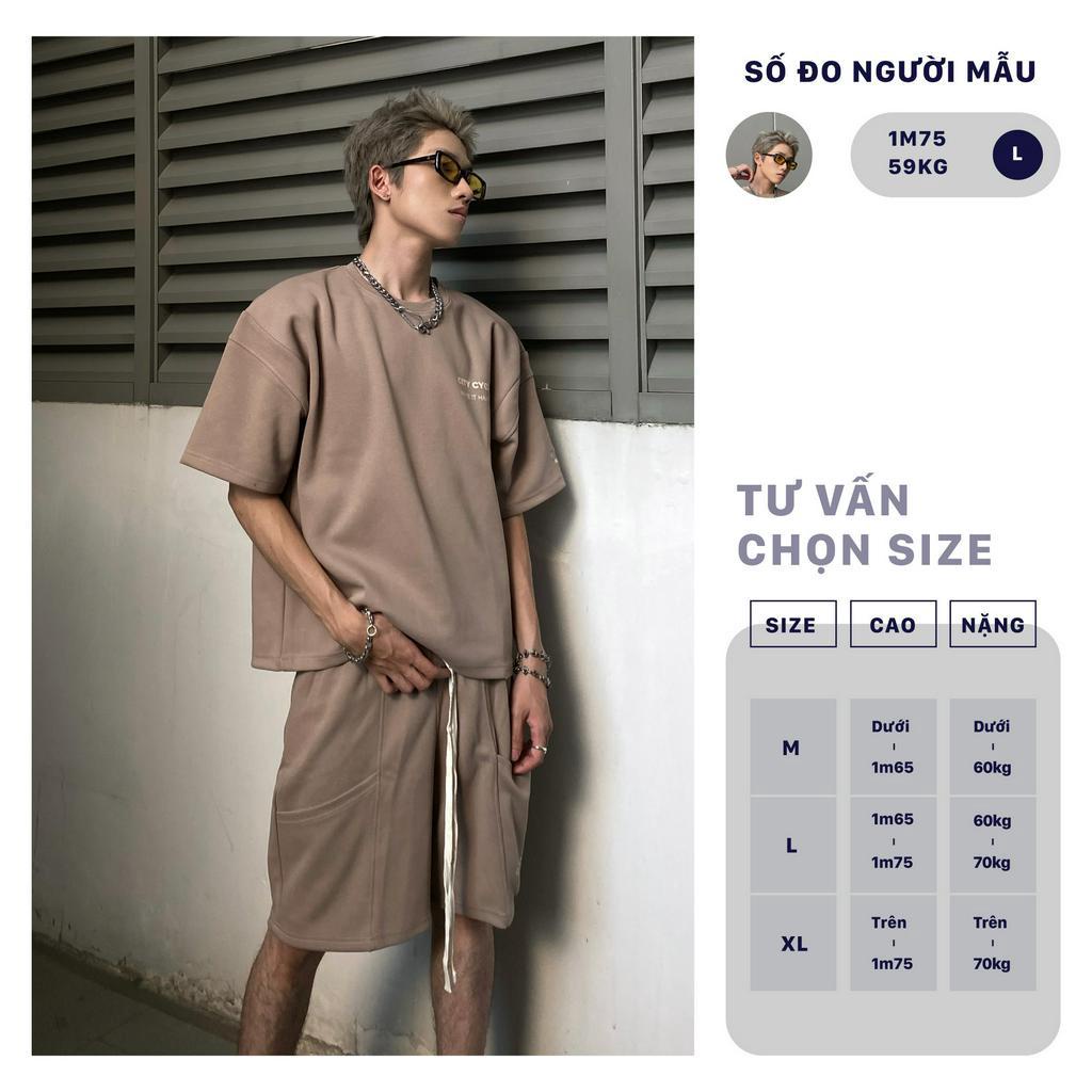 Áo Thun Local Brand Make Happen City Cycle in hình form boxy oversize nam nữ
