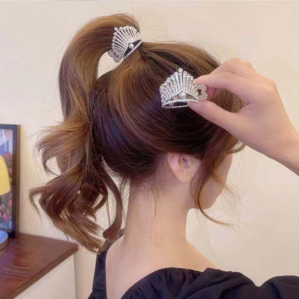 Kẹp Tóc Càng Cua Bằng Hợp Kim Thiết Kế Thanh Lịch Cho Nữ|Kẹp Tóc Càng Cua Tạo Kiểu Tóc Đuôi Ngựa