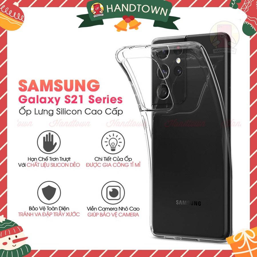 Ốp Lưng TPU Samsung Galaxy S21 S21 Plus S21 Ultra S21 5G S21 Plus 5G S21+ S21Ultra 5G Cao Su Nhựa Dẻo Trong Suốt Cao Cấp