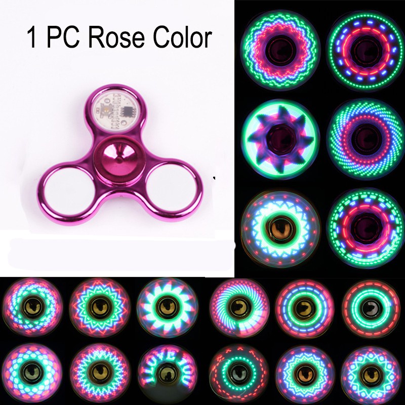 Con quay đồ chơi spinner có đèn led nhiều kiểu giúp giảm stress giải toả căng thẳng, thư giãn