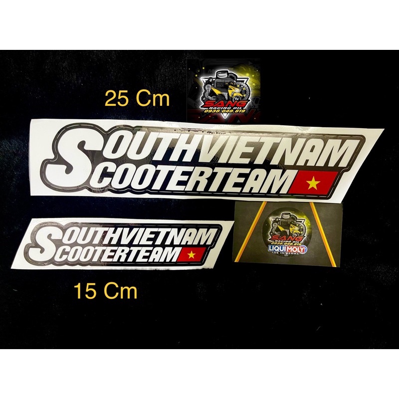 Tem SouthVietNam Scooter VietNam 15cm ; 25cm.