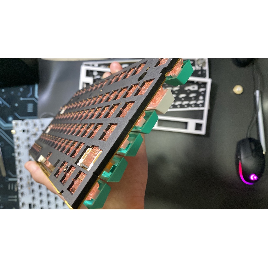 [Kaenkey] Foam PORON, foam switch poron/ixpe lót bàn phím cơ / Sẵn lỗ ốc, hỗ trợ mọi loại phím cơ