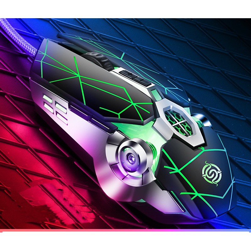 Chuột Gaming Siêu Khủng Esports Q7 Super Gaming Kiểu Dáng Siêu Độc Lạ, Led RGB Tự Đổi Màu | BigBuy360 - bigbuy360.vn