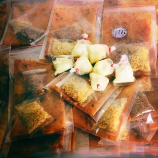 Combo bánh tráng bơ chà bông 10b /140k