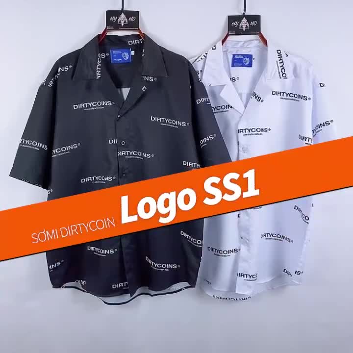 Áo Sơmi Ngắn Tay DTCoins LOGO SS1 | Sơ Mi Lụa Mềm CNK 100% | CHUẨN CAO CẤP 1 | BigBuy360 - bigbuy360.vn
