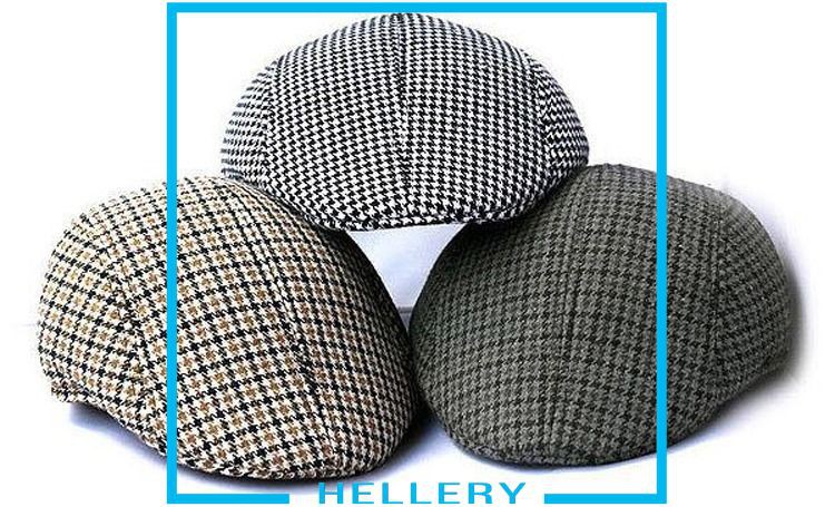 [HelleryVN] Mũ Nồi Cotton Phẳng Cổ Điển Có Răng Dành Cho Bé Trai Bé Gái