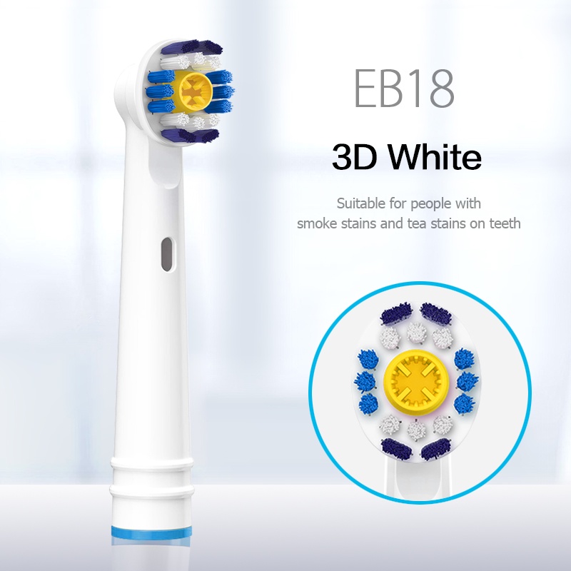 ORAL B Set 16 Đầu Bàn Chải Thay Thế Cho Braun Electric D12 D29 D12 /2500 D36