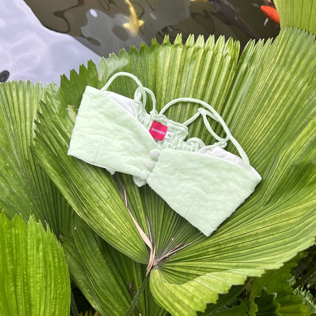 Áo 2 dây bikini đi biển // Bra top NewFangled