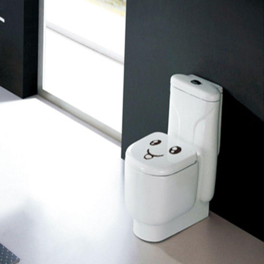 Sticker Dán Toilet Họa Tiết Mặt Cười Cá Tính DIY|Miếng Dán Tường Trang Trí Nhà Tắm / Xe Hơi Họa Tiết Dễ Thương Vui Nhộn