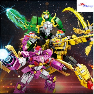 Bộ lắp ráp biến đổi 2 trong 1 kiểu robot 8079 Thương hiệu Kazi