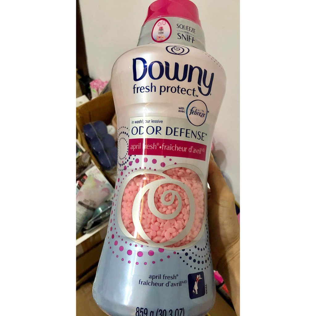 Viên xả vải Downy của Mỹ giữ thơm lâu Downy Fresh Protect 859g NỘI ĐỊA MỸ