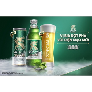 Bia Sài Gòn lon 330ml