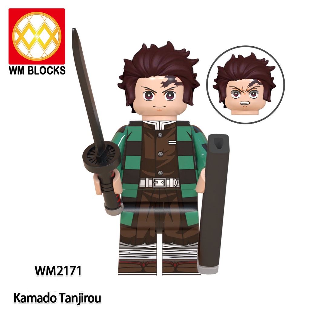 [NEW] Đồ chơi mô hình lego minifigures minifigure anime Kimetsu no Yaiba mini tanjirou nezuko kamado zenitsu lego WM6116