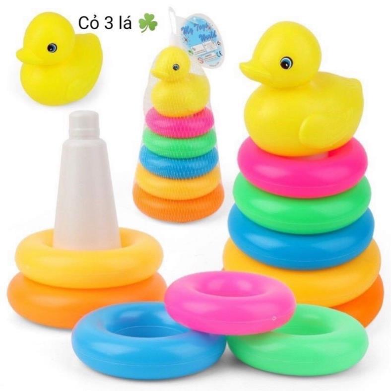 ⚡️[KHO Sỉ - RẺ VÔ ĐỊCH] [Hàng Cao Cấp] [Hàng Cao Cấp] [Tổng Kho Giá Sỉ] Tháp vịt xếp vòng tròn rèn luyện kỹ năng cho bé