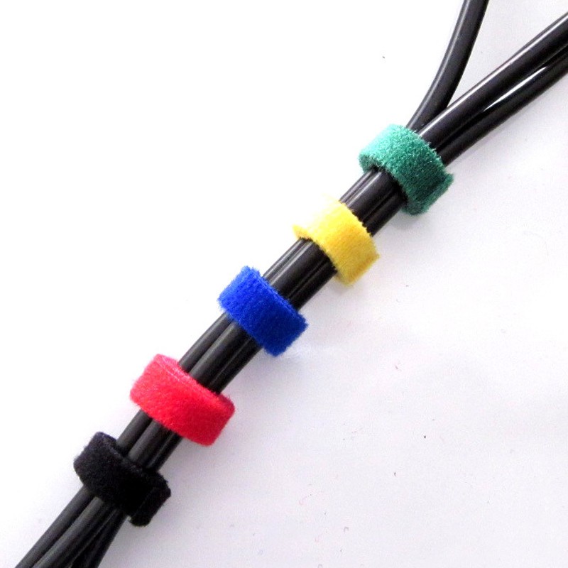 Cuộn 2 mét - 5 mét dây buộc dây cáp, dây điện tái sử dụng được nhiều lần