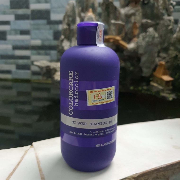 Dầu gội khử vàng Elgon Colorcare Silver Shampoo 120ml ( mini )