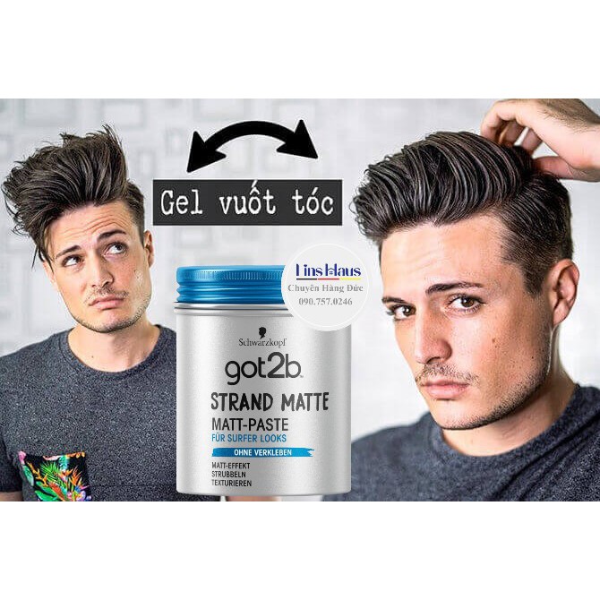 Sáp Vuốt tóc Schwarzkopf Got2b Strand Matte