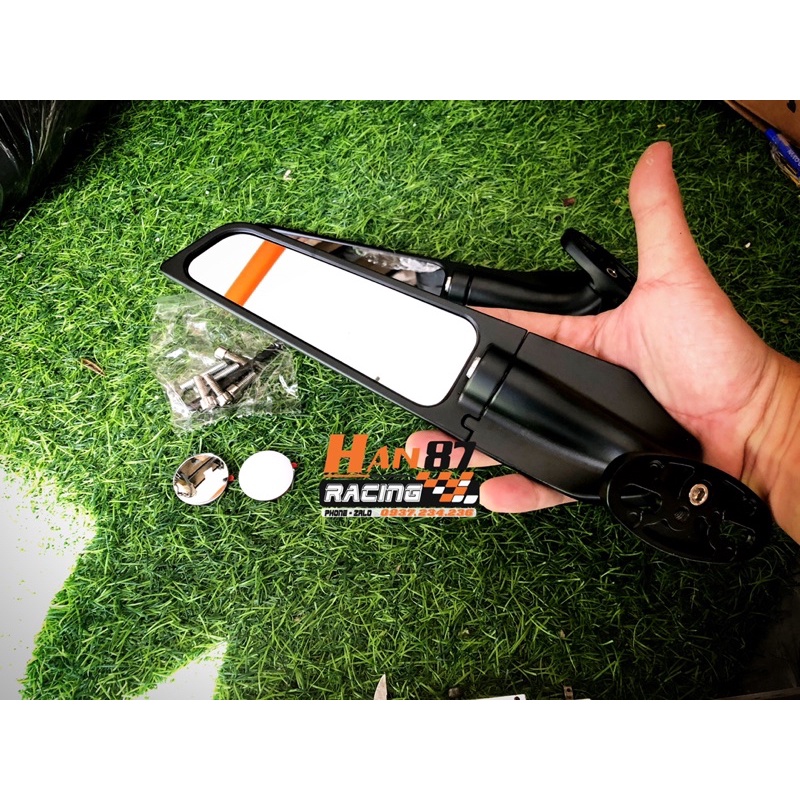 Cánh Gió Chiếu Hậu Bản To - Nhôm CNC - siêu đẹp CBR150 GSX150 R15