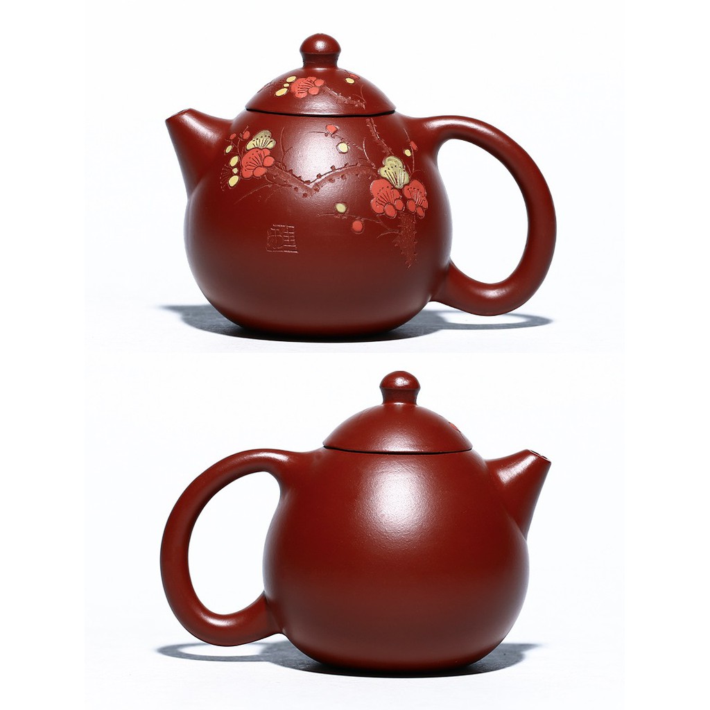 Ấm Tử Sa Nghi Hưng Long Đán Mai Hoa 210 ml