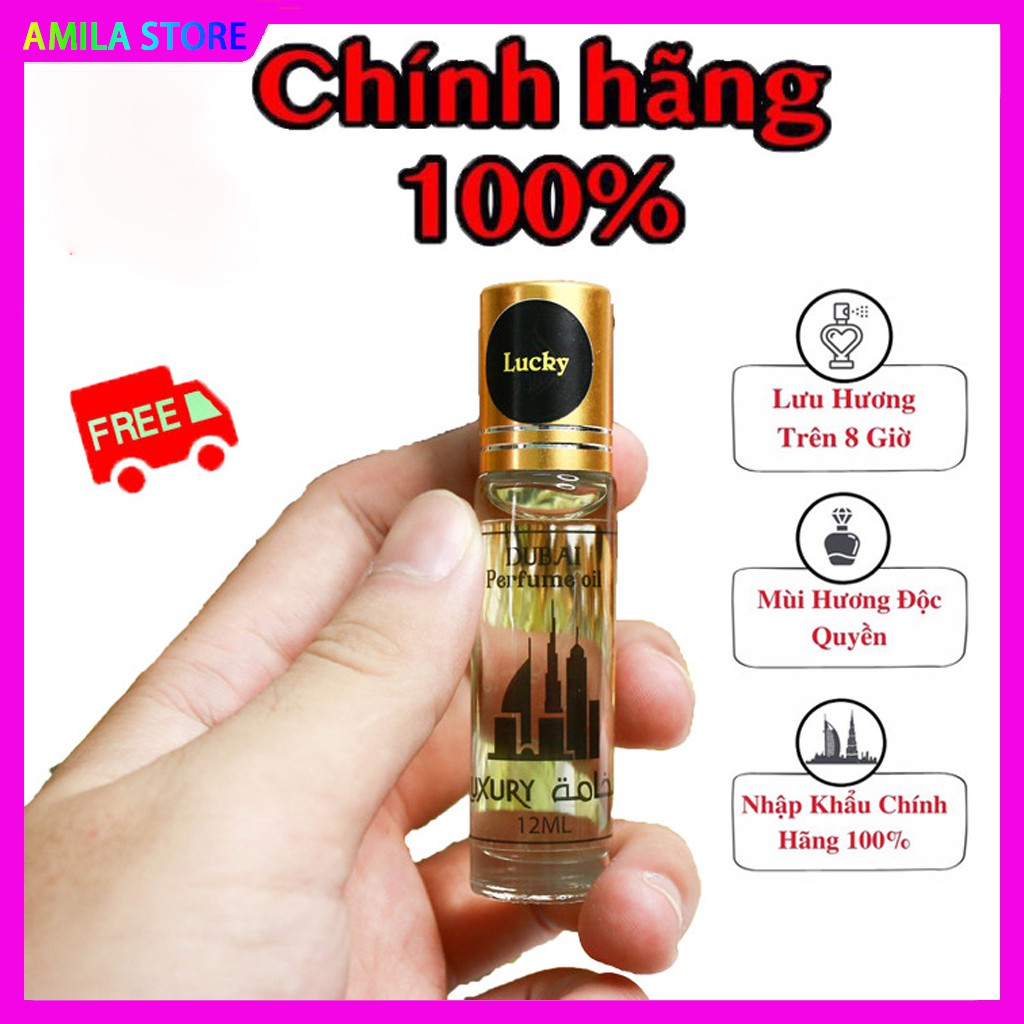 Tinh dầu nước hoa 💕AMILA 💕 Tinh dầu Dubai dạng lăn mini 3ml 6ml 12ml thơm lâu quyến rũ - chuẩn 100% tinh dầu Dubai