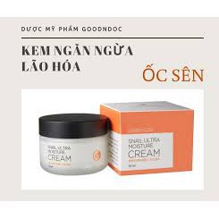 Kem Dưỡng Da Chống Lão Hóa Cấp Ẩm Chống Nhăn Trẻ Hóa Da Từ Ốc Sên GoodnDoc Snail Ultra Moisture Cream