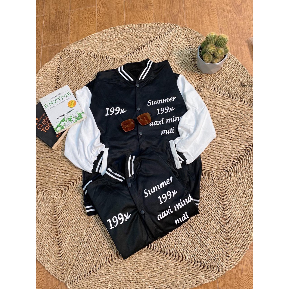 ( SIÊU RẺ) - Áo Khoác Bomber 199x From Rộng Kèm  Chất Nỉ Ngoại Xịn Sò - ZADOLA FASHION